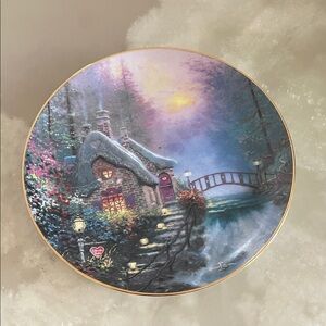 1993 Falbrooke Collector’s  Plate By Thomas Kinkade First Issue of the Series